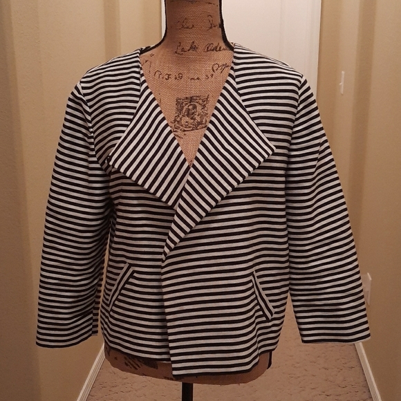 Chico's Jackets & Blazers - Ladies Stripped Jacket (Lined)